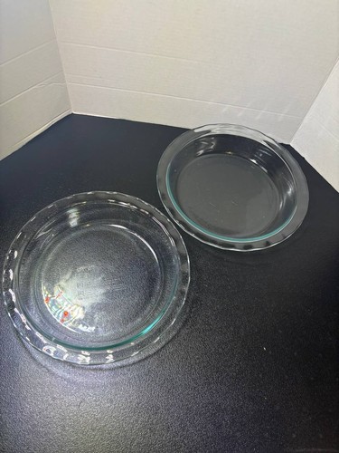 Pyrex clear glass pie - pyrex,